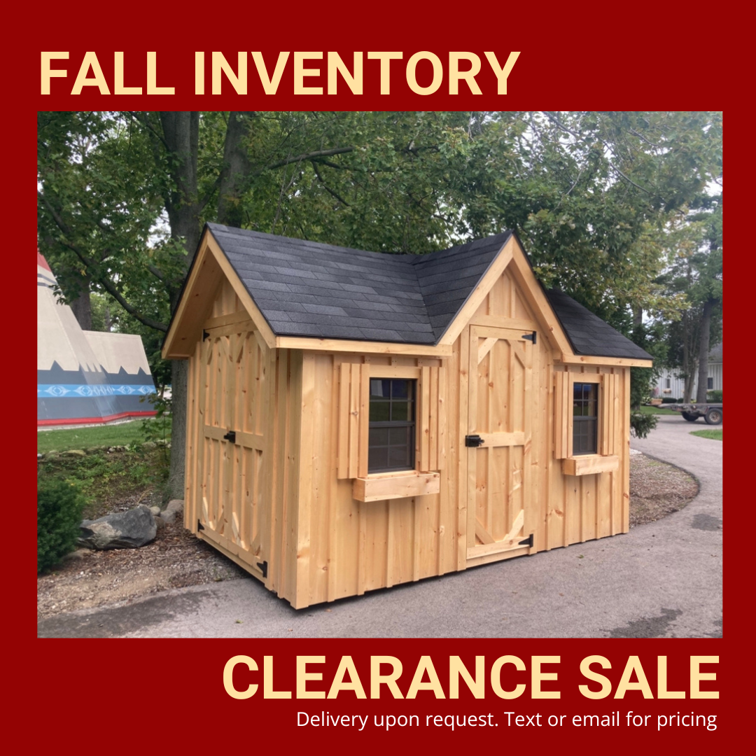 Fall Inventory Clearance Sale Shed Instock 6