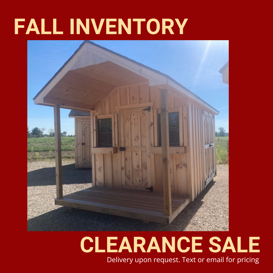 Fall Inventory Clearance Sale Shed Instock 7